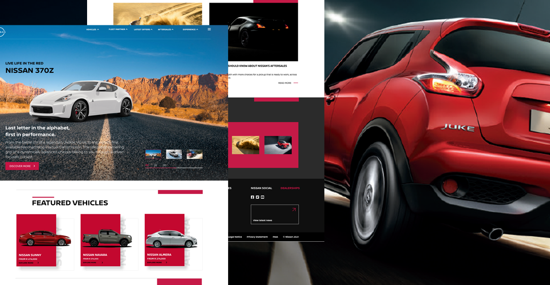 Redesigning Nissan’s website using CMS components – A UI Case Study
